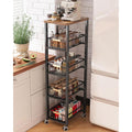 etagere en Bois Massif, Finition Marron Cafe