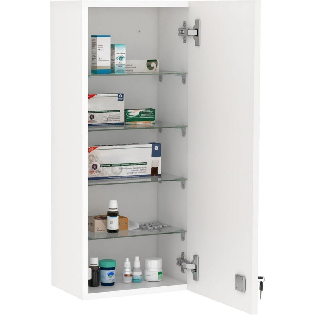 etagere – Panneau de Particules, Blanc, 30 x 18 x 50 cm