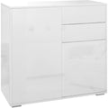 Panneau de Particules Blanc, etagere Design Moderne